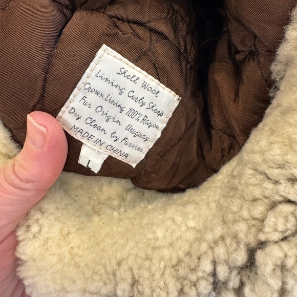 Vintage Mad Bomber Wool Plaid Sheep Crown Lining Leather Ties / large - Picture 2 of 11